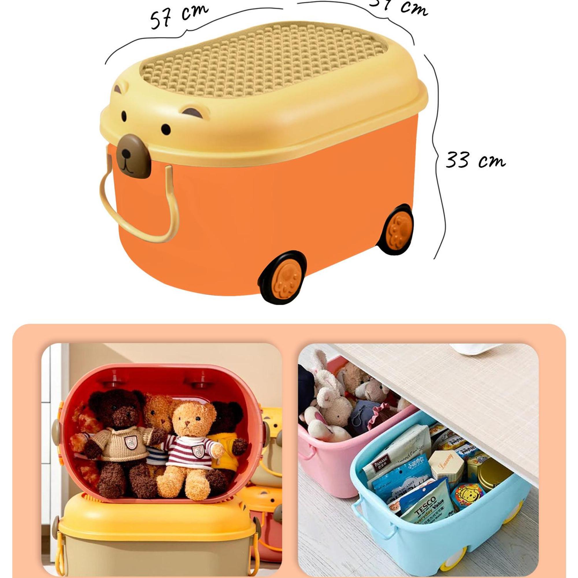 The Mia Trail Oyuncak Saklama Kutusu Pudra 57x39x33 cm