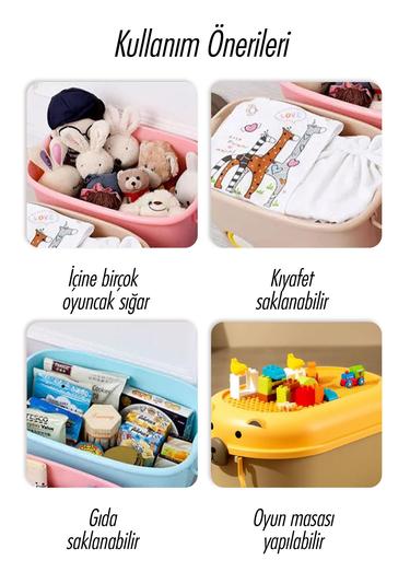  The Mia Trail Oyuncak Saklama Kutusu Pudra 57x39x33 cm