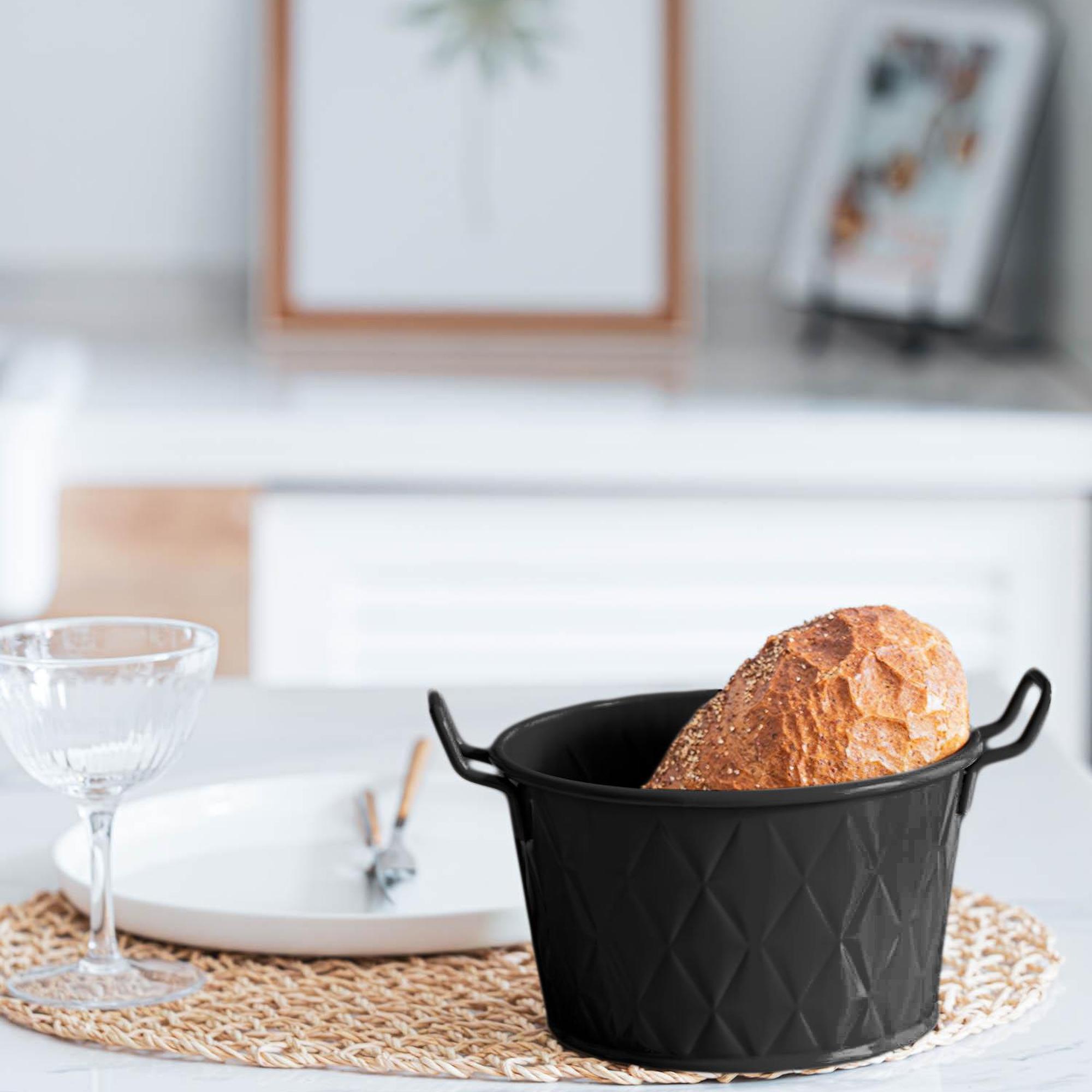 The Mia Prizma Ekmeklik Siyah 8 cm