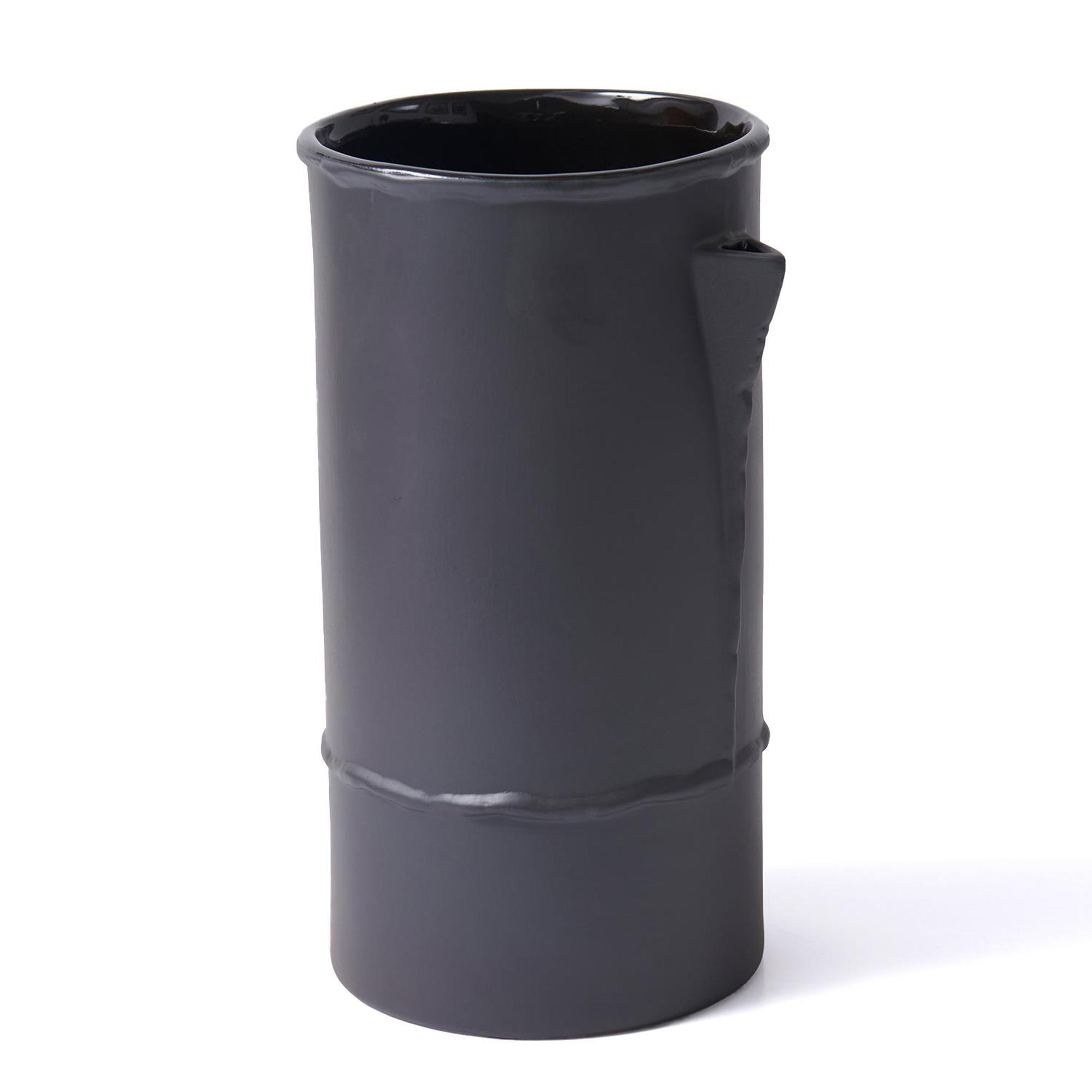 The Mia Licia Seramik Vazo Siyah 19x16x31 cm