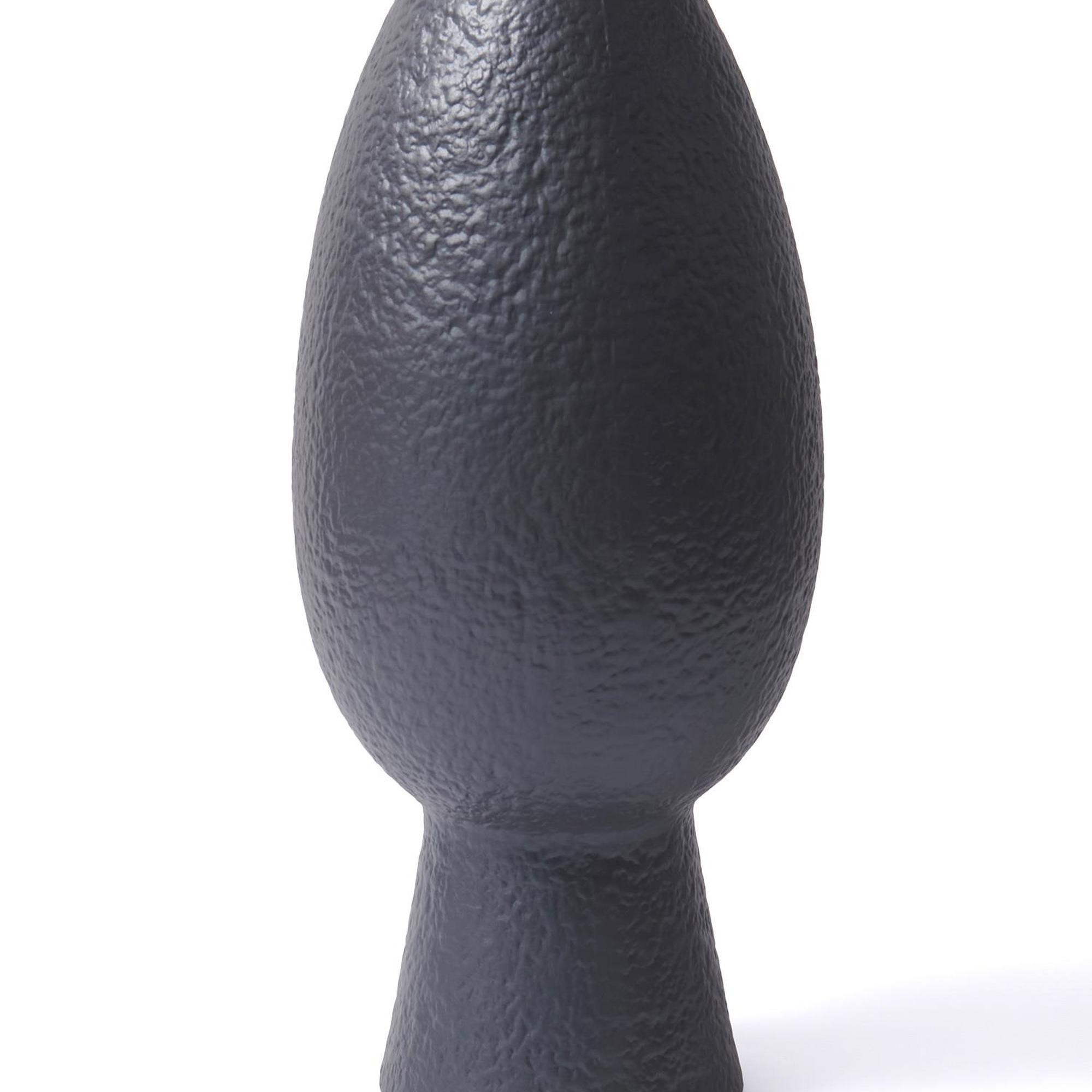 The Mia Licia Seramik Vazo Siyah 20x20x45 cm