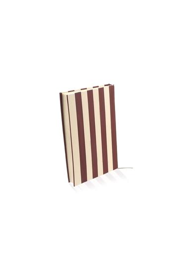  The Mia Basic Çizgili Defter 70 Yaprak Bordo 14x9 cm