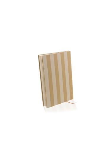  The Mia Basic Çizgili Defter 70 Yaprak Camel 14x9 cm