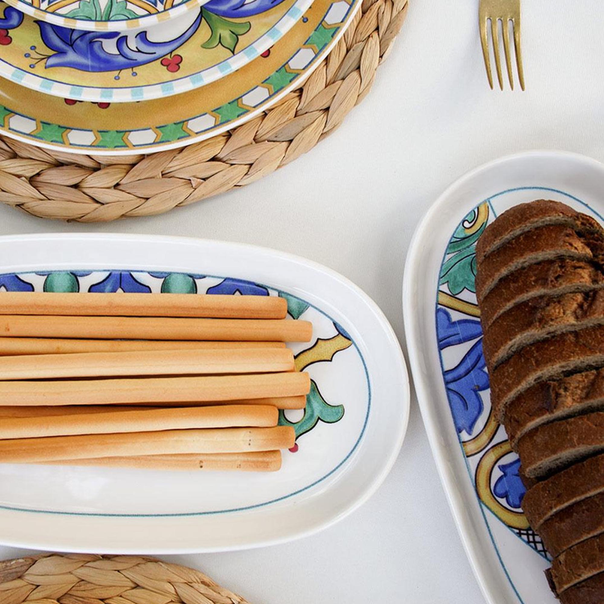 The Mia Limoncello Oval Servis 2li Set Gri 29 cm