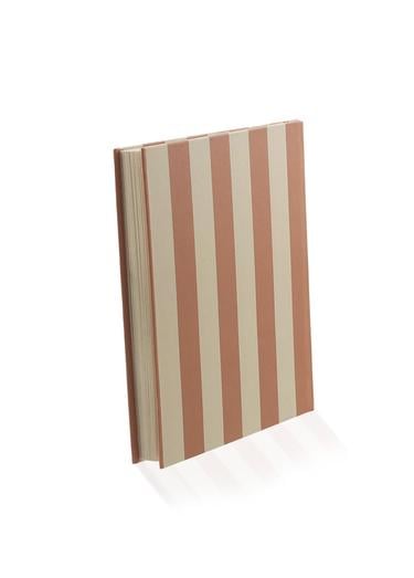  The Mia Basic Çizgili Defter 70 Yaprak Somon 19x14 cm