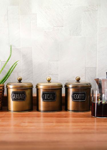  The Mia Çay Şeker Kahve Kavanozu Gold 1,30 Lt MGL0022