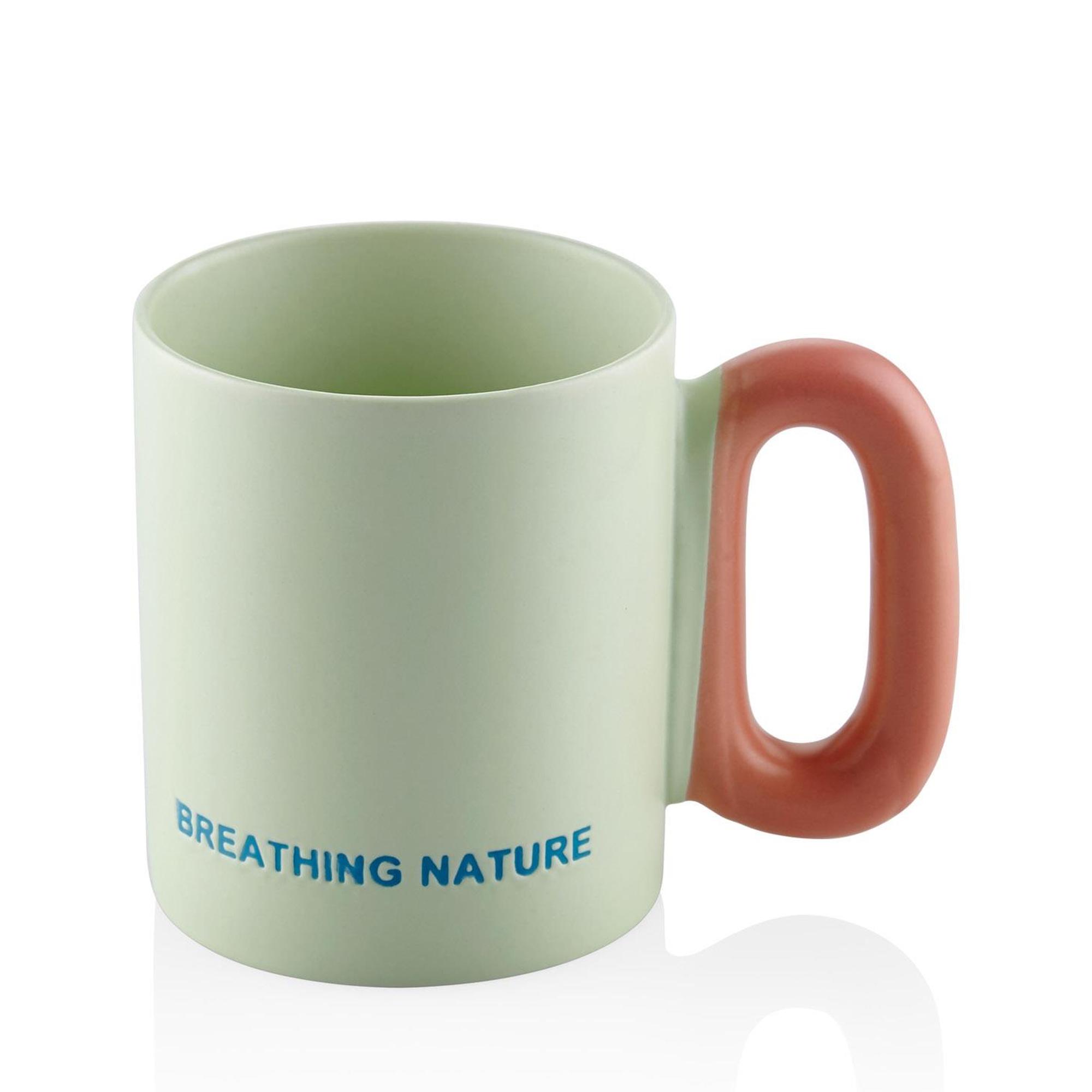 The Mia Makaron Porselen Kupa Yeşil 330 ml