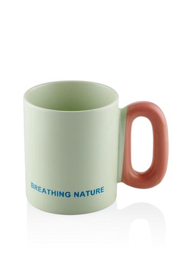  The Mia Makaron Porselen Kupa Yeşil 330 ml