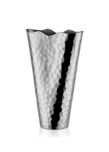  The Mia Dekoratif Vazo Gümüş 25x10x41 cm