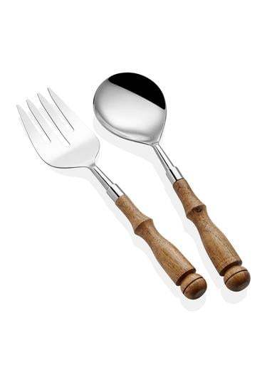  The Mia Woody Salata Servis Takımı 2 Parça