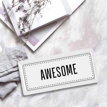  The Mia Dikdörtgen Servis Awesome  - 35 x 16 Cm