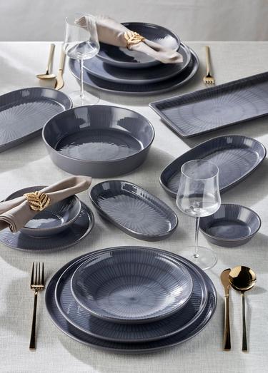  The Mia Noon Kase 6lı Set Gri 15 cm