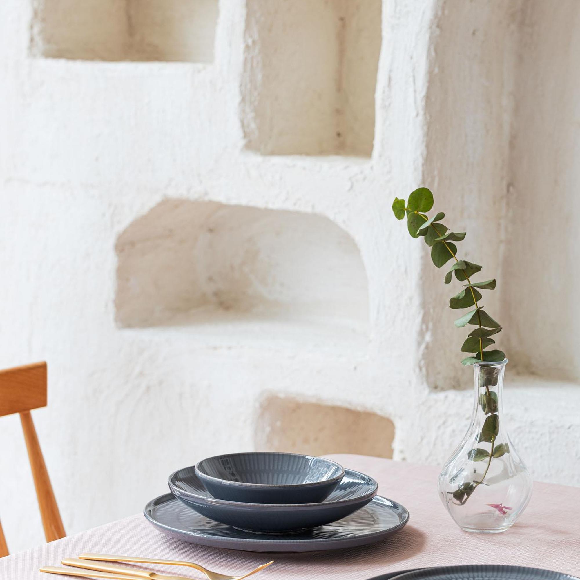 The Mia Noon Kase 6lı Set Gri 15 cm