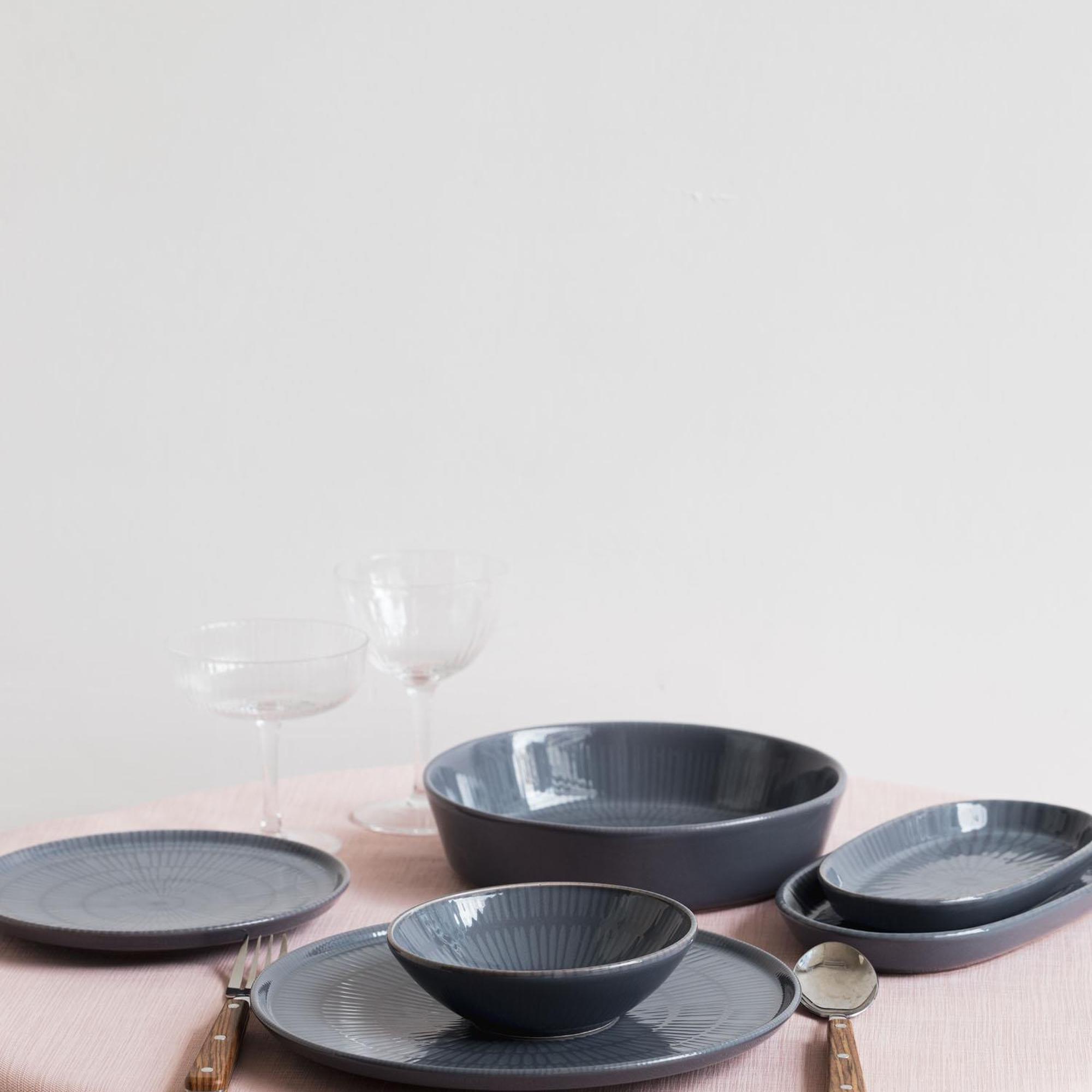 The Mia Noon Kase 6lı Set Gri 15 cm