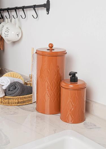  The Mia Prizma Sıvı Sabunluk Terracota 500 ml