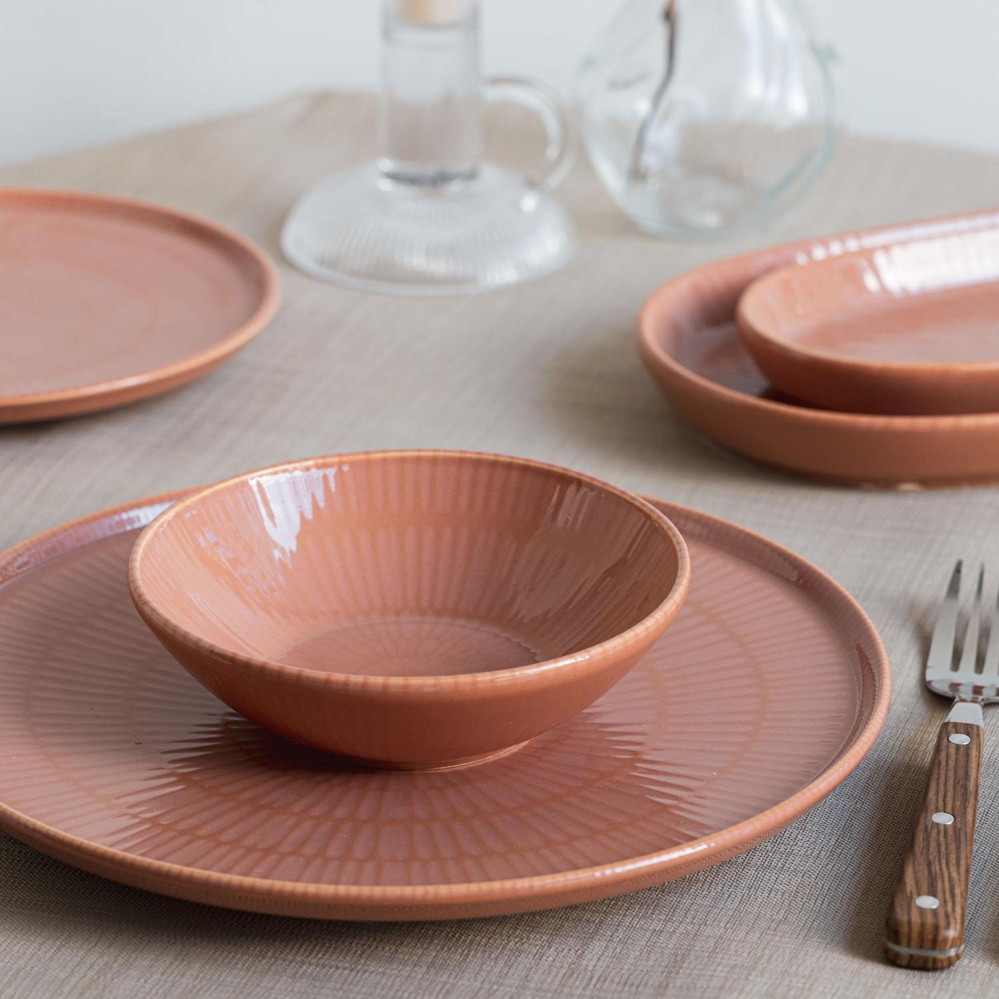 The Mia Noon Kase 6lı Set Somon 15 cm