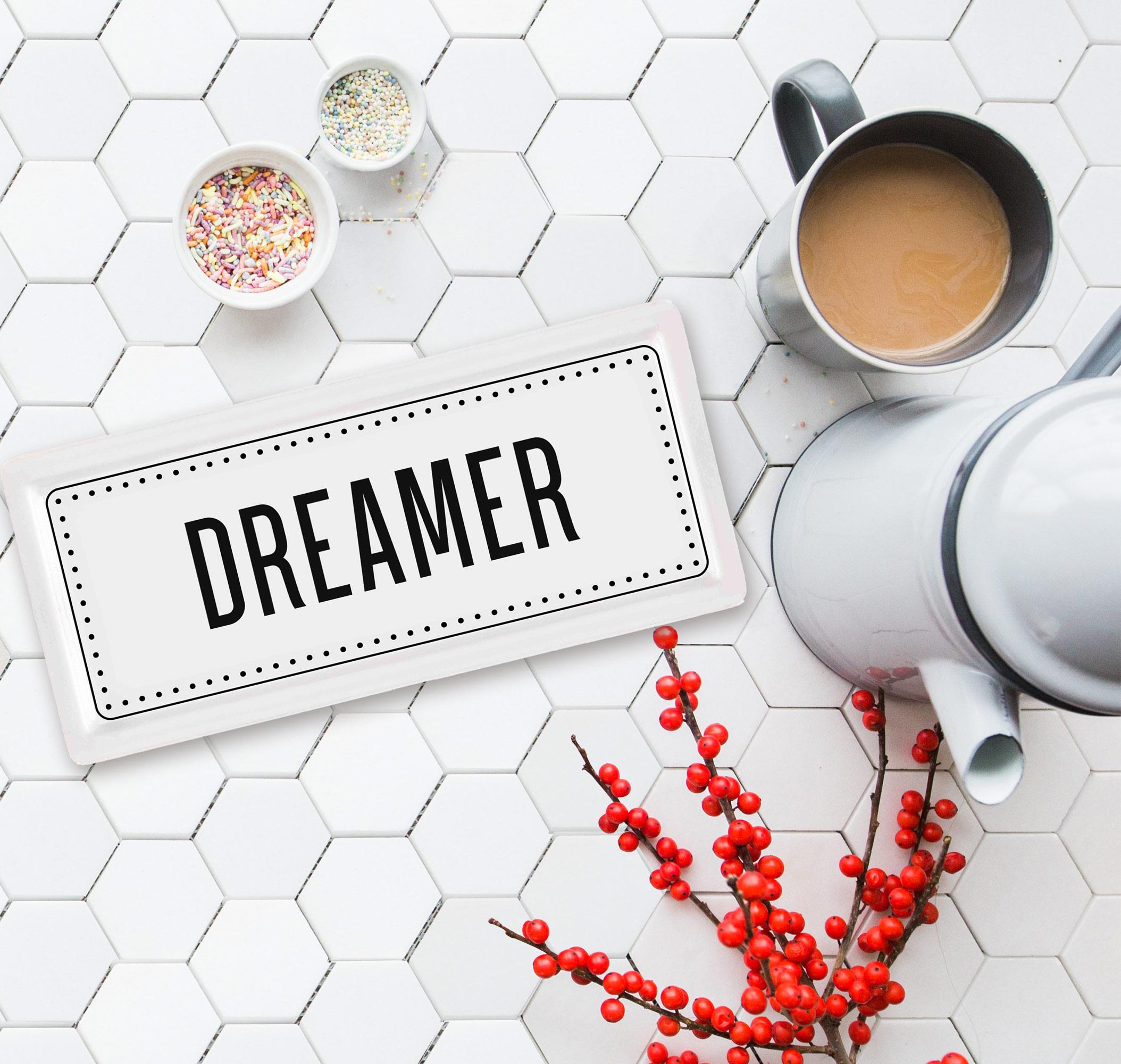  The Mia Dikdörtgen Servis Dreamer  - 35 x 16 Cm