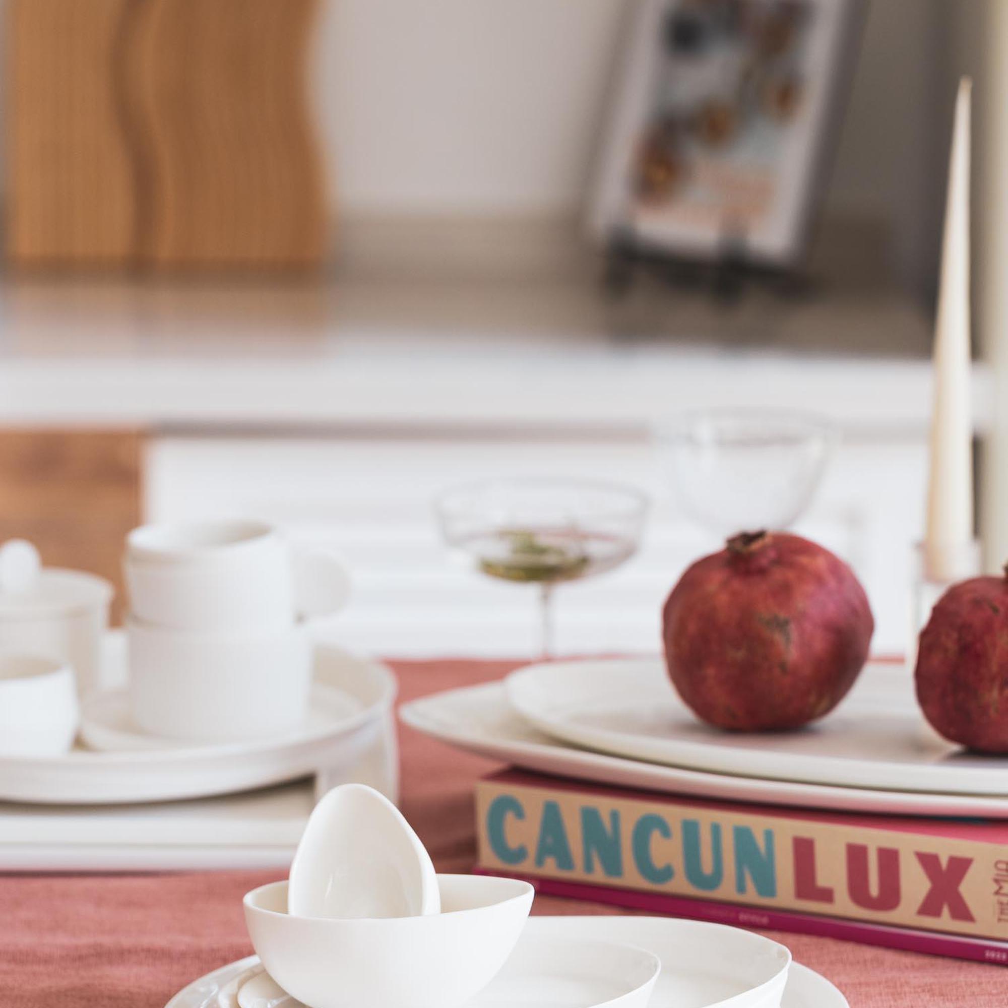 The Mia Cotta Limoges Kase Beyaz 12 cm