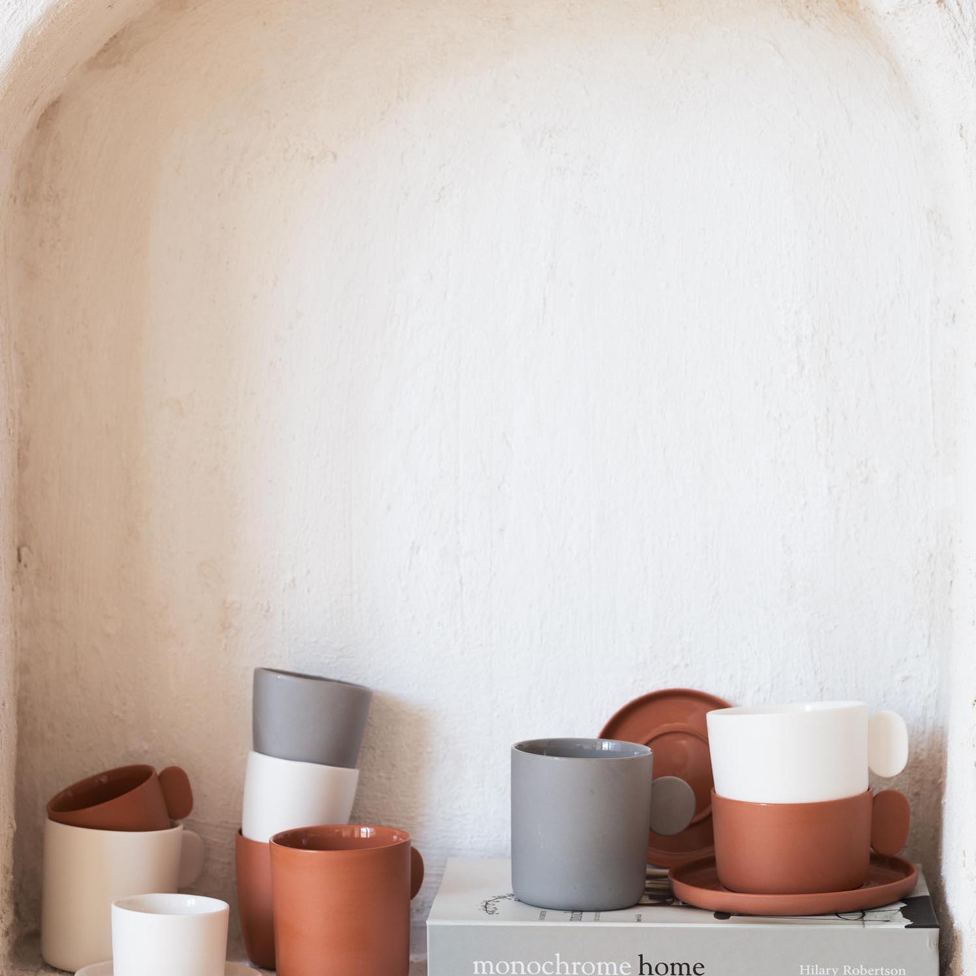 The Mia Cotta Limoges Kupa Gri 300 ml