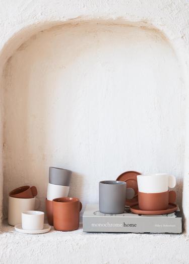  The Mia Cotta Limoges Kupa Gri 300 ml