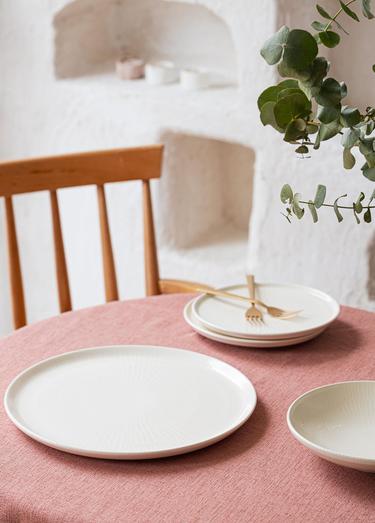  The Mia Noon Servis Tabağı Krem 30 Cm