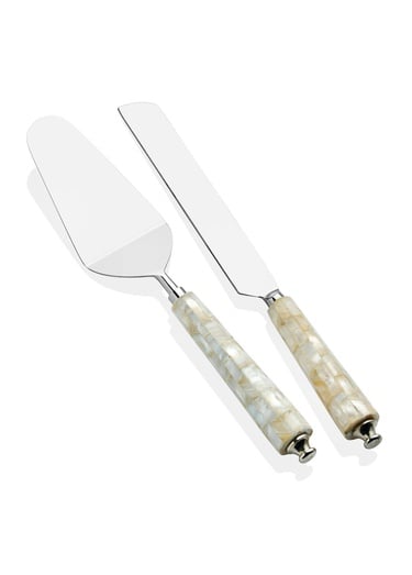  The Mia Pearl Pasta Servis Takımı 2 Parça