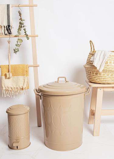  The Mia Prizma Çamaşır Sepeti Karamel