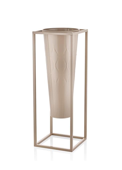  The Mia Prizma Vazo & Saksı Karamel 80x30x30 cm