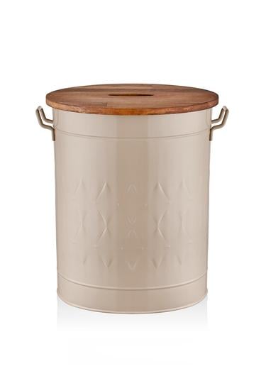  The Mia Prizma Çamaşır Sepeti Karamel 54x43x35 cm