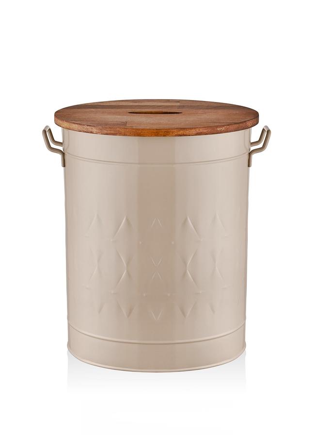  The Mia Prizma Çamaşır Sepeti Karamel 54x43x35 cm