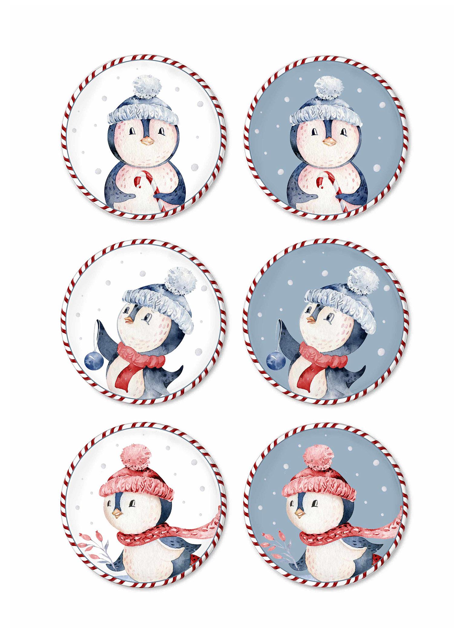  The Mia Penguin Pasta Tabağı 6 Lı Set 19 cm NEW011