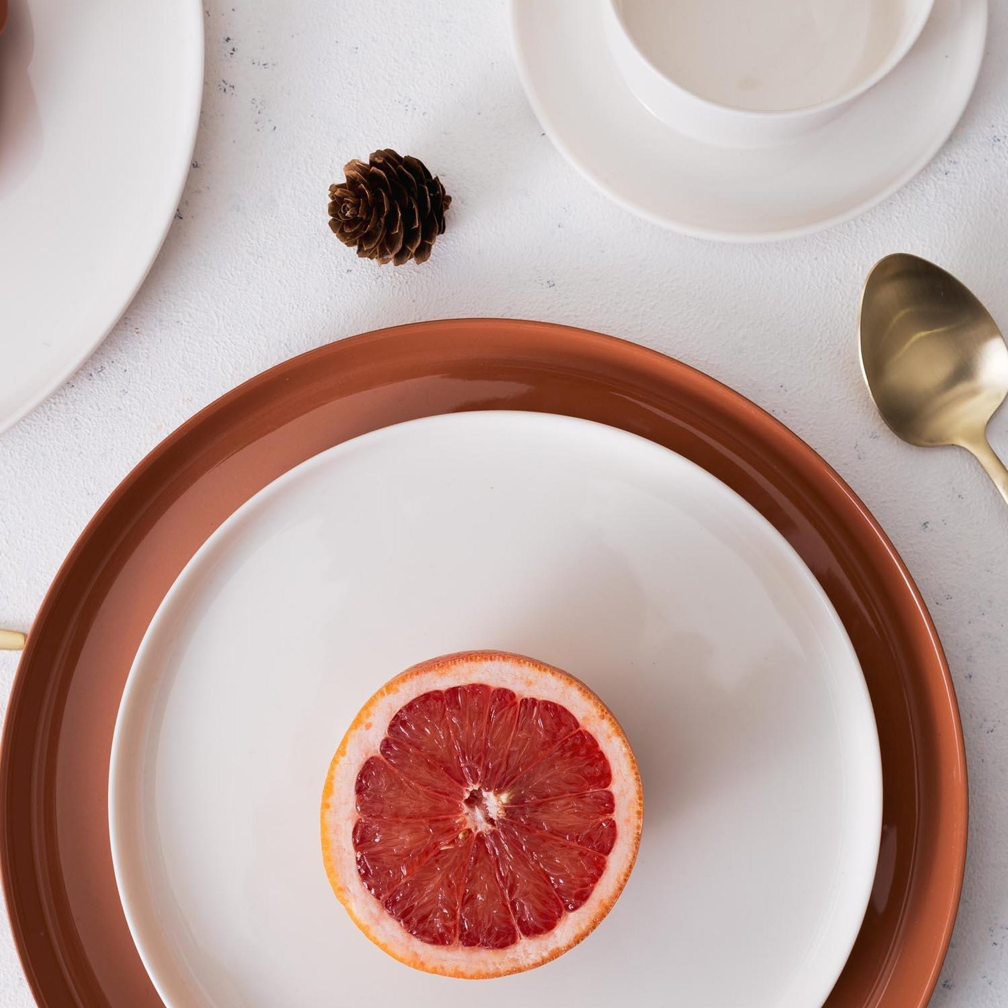 The Mia Cotta Limoges Pasta Tabağı Beyaz 21 cm