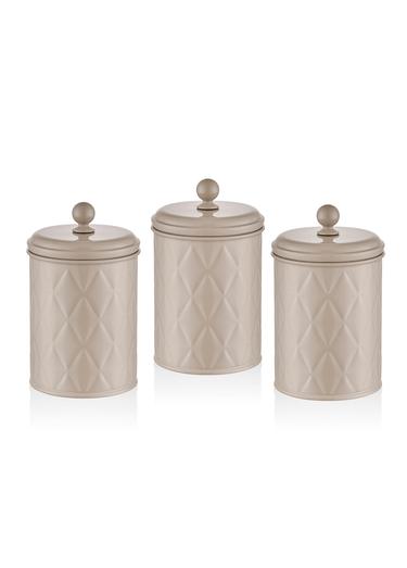  The Mia Prizma Çay Şeker Kahve Kavanozu Karamel 1 Lt