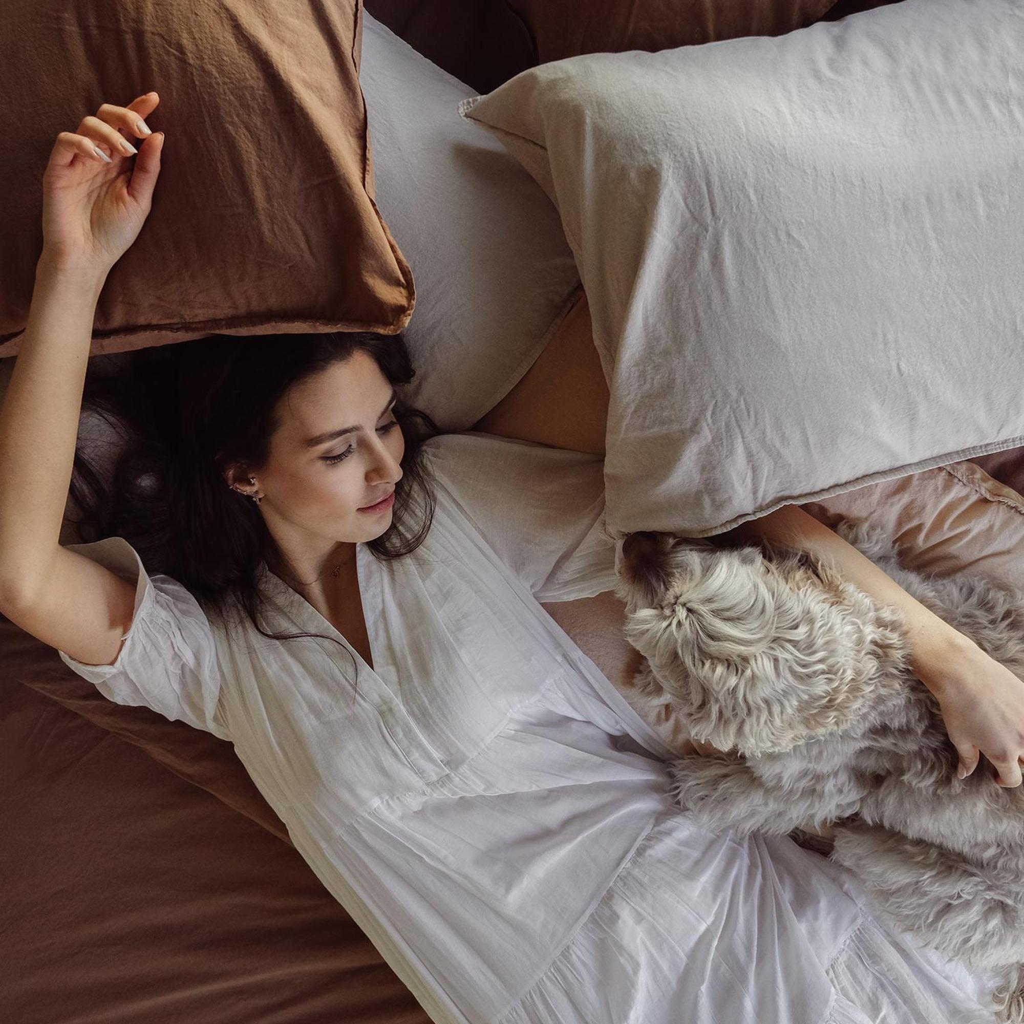 The Mia Cotta Wood Smooke Tek Kşl Lastikli Çarşaf 200x100