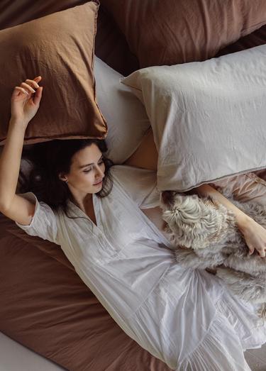  The Mia Cotta Wood Smooke Tek Kşl Lastikli Çarşaf 200x100