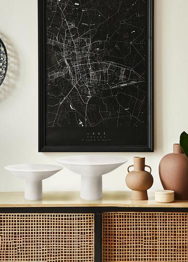  The Mia Pure Dekoratif Ayaklı Kase 36x36x26 cm