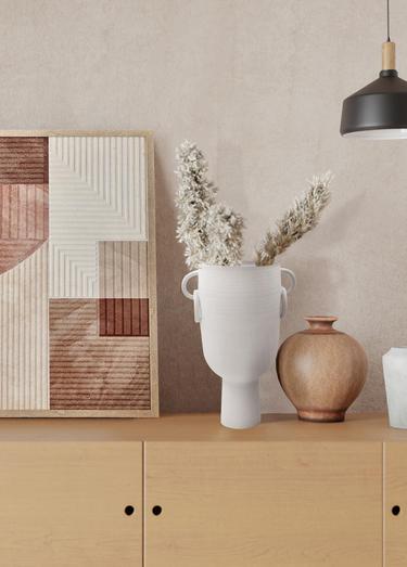  The Mia Pure Dekoratif Vazo 22x16x34 cm