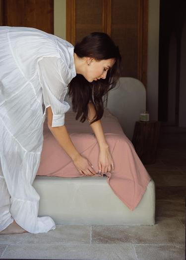  The Mia Cotta Terra Çift Kişilik Çarşaf 260x240 Cm