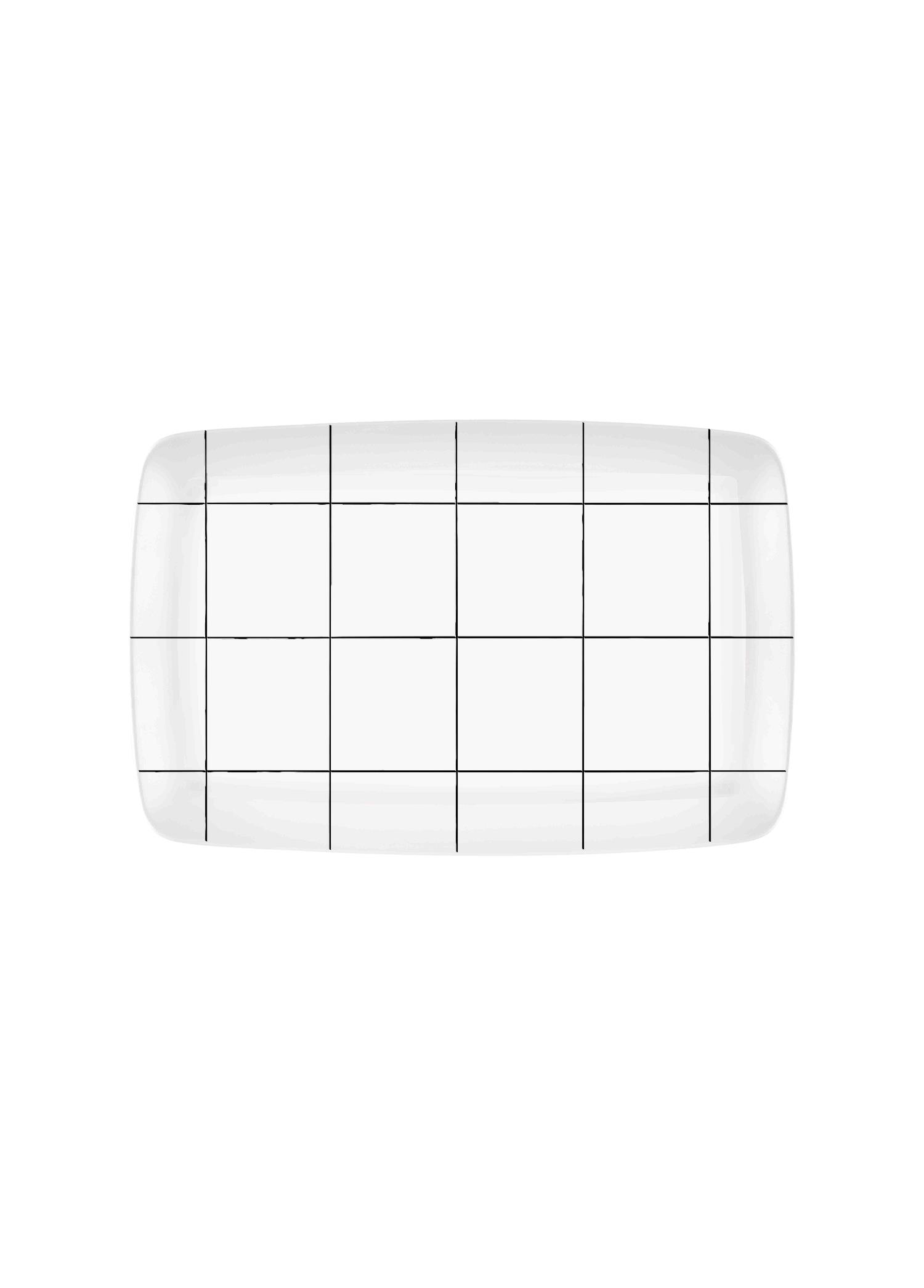  The Mia Daily Tunes Dikdörtgen Servis - 34x25cm DLY008