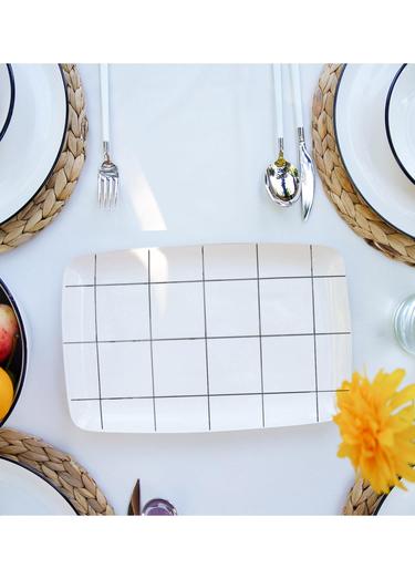  The Mia Daily Tunes Dikdörtgen Servis - 34x25cm DLY008