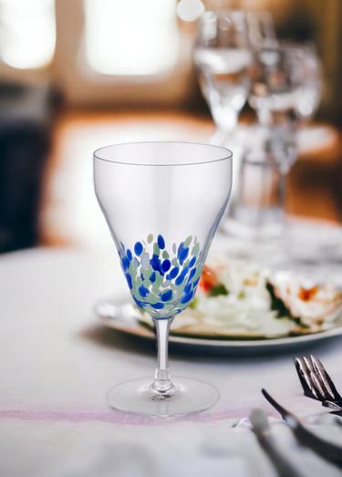  The Mia El Boyaması Şarap Kadehi 300 ml