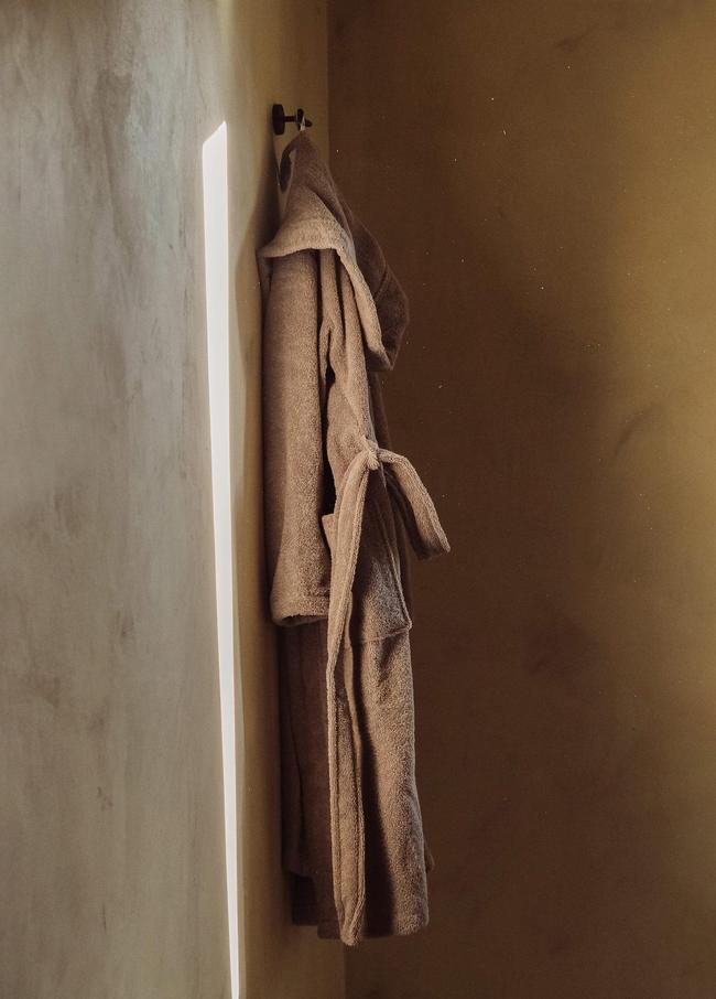  The Mia Fine Cotton Gri Bornoz Small Medium