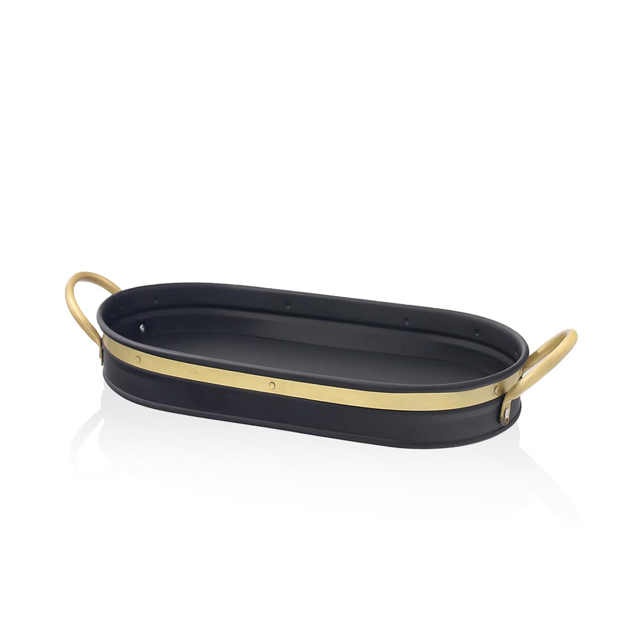 The Mia Galvin Tepsi Siyah 65x33 cm