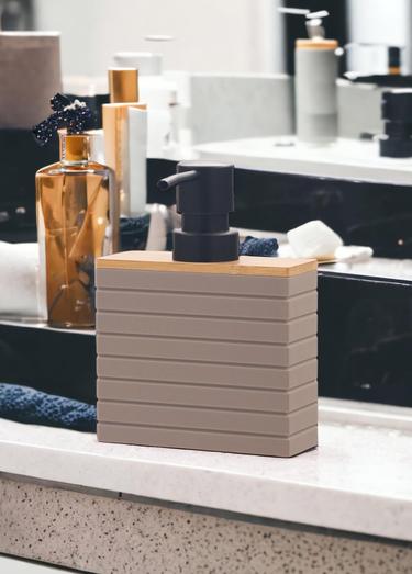  The Mia Stripe Sıvı Sabunluk Kahverengi