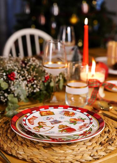  The Mia Globe Pasta Tabağı 6 Lı Set 19 cm NEW028