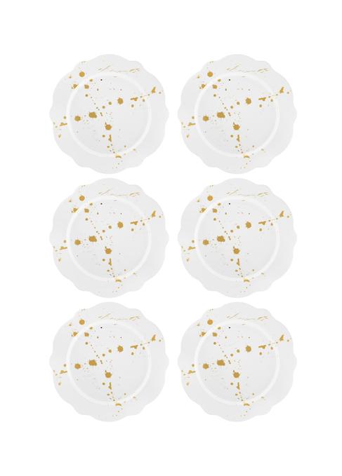  The Mia Splash Pasta Tabağı 6 Parça 21 Cm