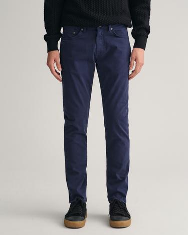  GANT Erkek Lacivert Slim Fit Jean