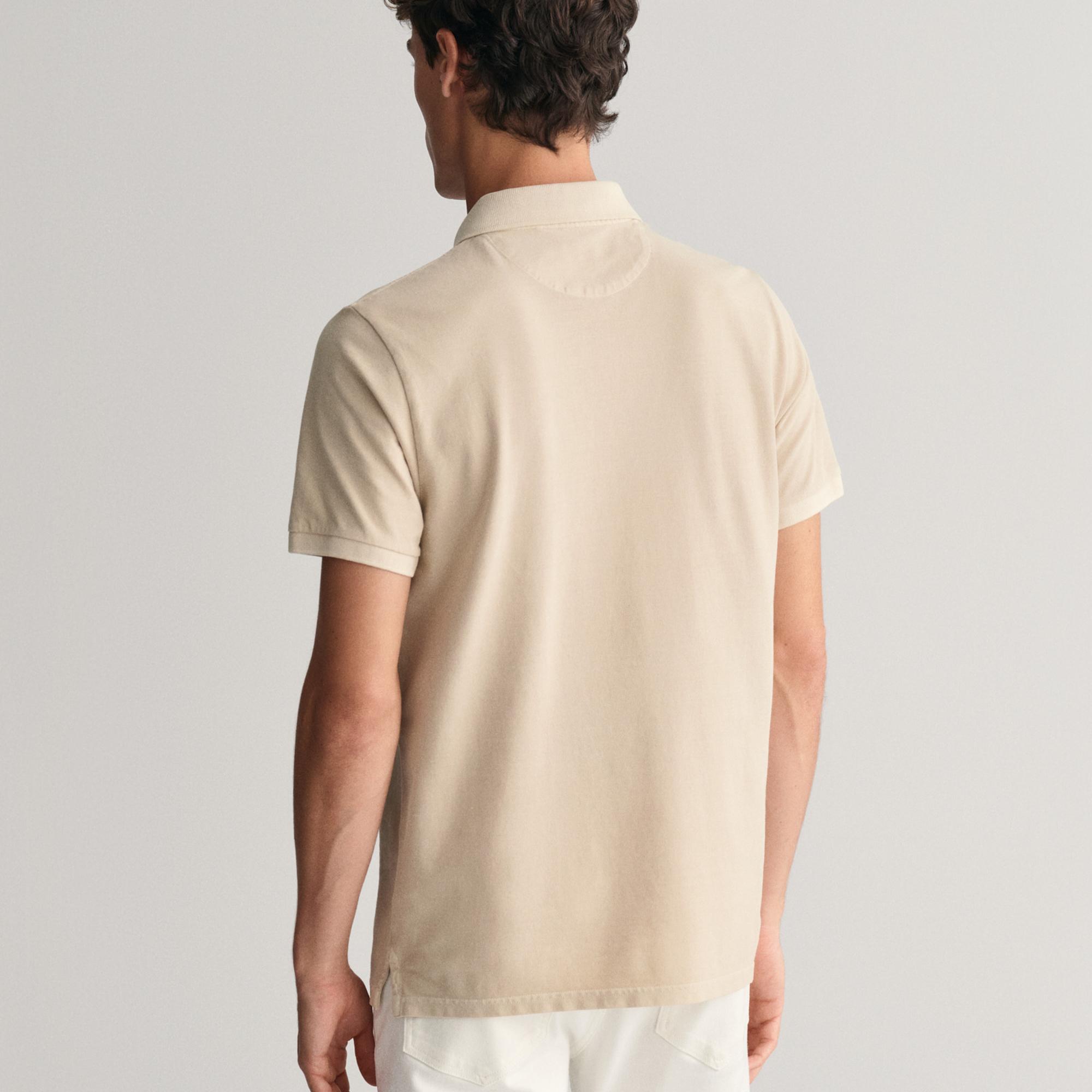 GANT Erkek Bej Regular Fit Polo