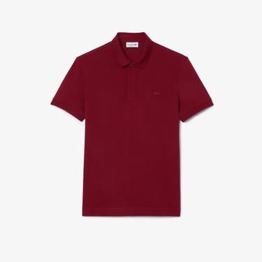  Lacoste Paris Erkek Regular Fit Bordo Polo
