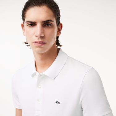  Lacoste Erkek Slim Fit Beyaz Polo